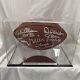 La Rams Fearsome Foursome Signed Nfl Football Jsa Coa With Display Case