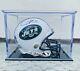 Ladainian Tomlinson Ny Jets Signed Riddell Mini Helmet With Coa And Display Case