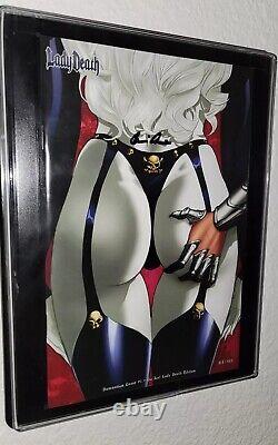 Lady Death & Hellwitch Damnation Game #1 Signed LTD 199 With Display Case & COA