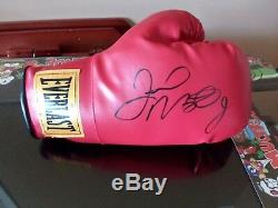 Large Floyd Mayweather Signed Glove, COA and Display Case Included