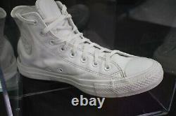 Larry Bird Signed Converse Basketball Shoe with Display Case Celtics PSA COA