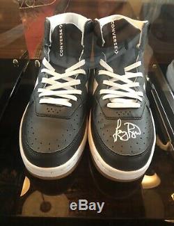 Larry Bird Signed Converse Weapon Shoe with Display Case and Beckett COA
