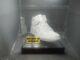 Larry Bird Signed Vintage Converse Basketball Shoe With Display Case (psa Coa)