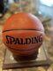 Lebron James Autographed Signed Spalding Basketball Withcoa + Display Case Holder