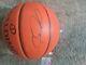Lebron James Signed Basketball With Global Authentics Coa And Display Case