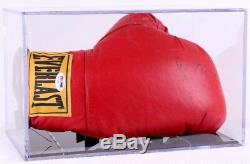 Leon Spinks Signed Everlast Boxing Glove with Display Case (PSA COA)