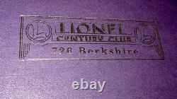 Lionel 18053 Century Club 726 BERKSHIRE ENGINE+Tender+Display Case+Track+COA NEW