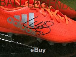 Luis Suarez Signed Football Boot Barcelona Uruguay Liverpool Display Case COA