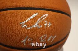 Luka Doncic Signed Spalding Basketball 19 ROY Inscribed (Fanatics COA) withCase