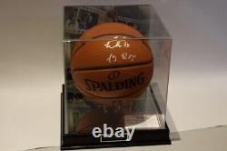 Luka Doncic Signed Spalding Basketball 19 ROY Inscribed (Fanatics COA) withCase