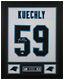 Luke Kuechly Autographed & Framed White Panthers Jersey Auto Beckett Coa D1-s