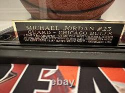 MICHAEL JORDAN Signed AUTO Autograph Basketball JSA Upper Deck COA with Display