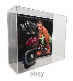 MIESHA TATE CUPCAKE UFC SIGNED GLOVE PHOTO Wall Mount Display Case Pristine COA