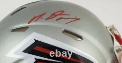 MIKE DAVIS Signed Atlanta Falcons Flash Alternate Speed Mini Helmet (JSA COA)