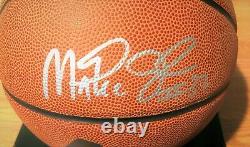 Magic Johnson Signed Basketball with display case & COA