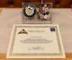 Mario Lemieux Hand-signed Official Game Puck With Coa Display Case Card