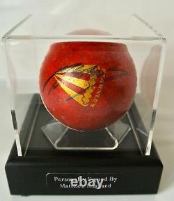 Matthew Hoggard Signed Autograph Cricket Ball Display Case Sport PROOF & COA