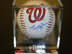Max Scherzer Autographed Baseball with Display Case & COA