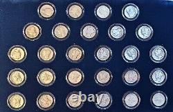 Mercury Dimes (Lot 27 Coins) 90% Silver in Display Case and COA