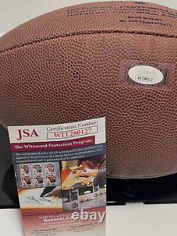 Miami Dolphins Lynn Bowden Jr. SIGNED NFL Football withJSA CoA and Display Case