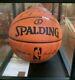 Michael Jordan Autographed Official Nba Basketball With Coa And Display Case