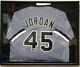 Michael Jordan Signed Chicago White Sox Jersey Withdisplay Case & Coa