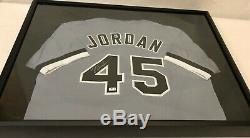 Michael Jordan SIGNED Chicago White Sox Jersey withDisplay Case & CoA