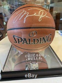 Michael Jordan Signed / Autograph Basketball with COA & Display Case