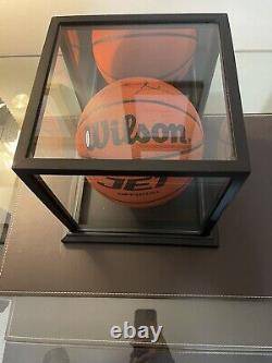 Michael Jordan signed Wilson Basketball With Beckett COA &Hologram & DisplayCase
