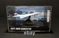 Mike BANNISTER Chief Concorde Pilot Signed Model in Display Case 2 AFTAL RD COA