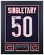 Mike Singletary Autographedand Framed Blue Chicago Jersey Beckett Coa