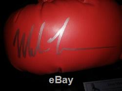 Mike Tyson Autographed Everlast LH Boxing Glove JSA COA In Display Case