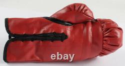Mike Tyson Signed Autographed Boxing Glove With Custom Display Case Silver + COA