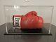 Mike Tyson Signed Autographed Boxing Glove With Custom Silver Display Case + Coa