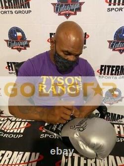 Mike Tyson Signed Boxing Glove World Champion in a Display Case AFTAL COA