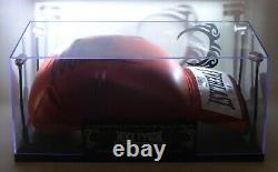 Mike Tyson Signed Boxing glove with Led lighted Display case + COA by Beckett