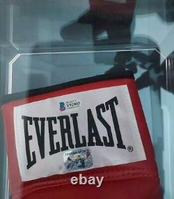 Mike Tyson-Signed Everlast Boxing Glove-Beckett COA- Display Case-with COA Card