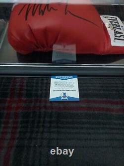 Mike Tyson-Signed Everlast Boxing Glove-Beckett COA- Display Case-with COA Card