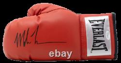 Mike Tyson Signed Everlast Boxing Glove with High Quality Display Case (JSA COA)