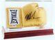 Mike Tyson Signed Everlast Gold Boxing Glove With Display Case (psa Coa)