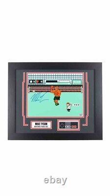 Mike Tyson Signed Punch-Out! Custom Framed Photo Display / Controller Tyson COA