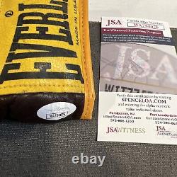 Mike Tyson Signed Vintage Everlast Boxing Glove With Display Case JSA COA