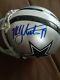 Miles Austin No 19 Signed Dallas Cowboys Nfl Riddell Mini Helmet With Coa