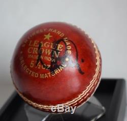 Moeen Ali Signed Autograph Cricket Ball Display Case Sport Australia AFTAL COA
