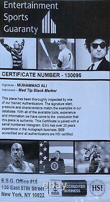 Muhammad Ali Autographed Photo Professionally Framed COA by ESG C#130095