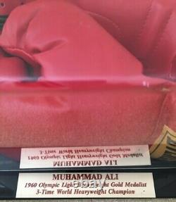 Muhammad Ali Signed Glove withCOA in display case