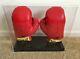 Muhammad Ali Autographed Boxing Gloves With Display Case And Coa