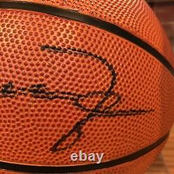 NBA Michael Jordan Signed / Autograph Wilson Basketball with COA & Display Case