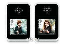 NEW Harry Potter Stamp Set In Deluxe Display Case With CoA Ltd Ed Only 2500