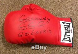 NEW IN Gennady GGG Golovkin hand signed boxing glove in a display case RARE COA